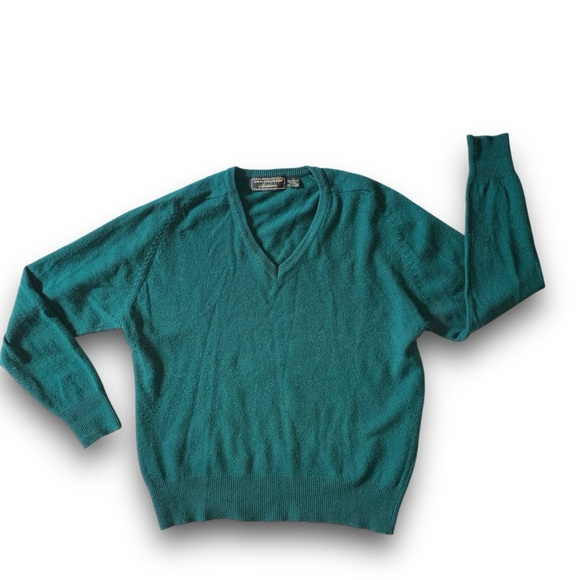 v i n t a g e :: Slouchy Lambswool Grandpa Knit Sweater - Picture 6 of 9